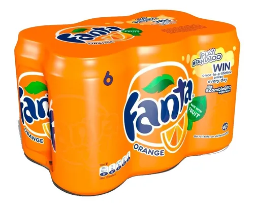 SIX LATA FANTA 354ml x6