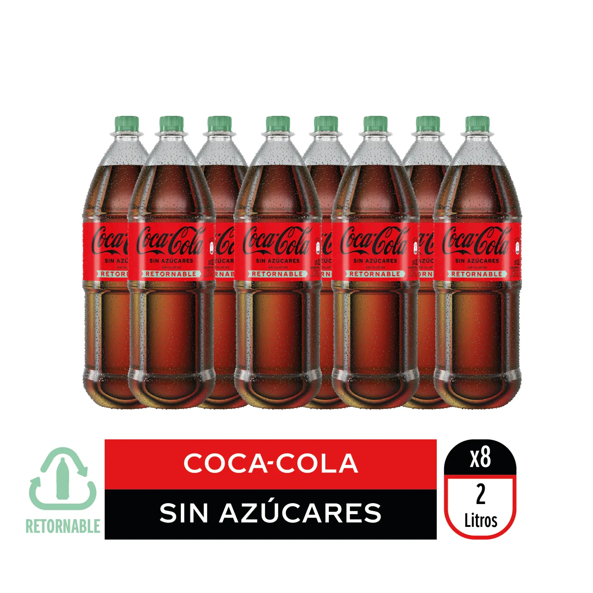 CAJON COCA ZERO 2L x8 Ret.
