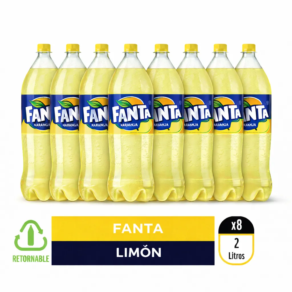CAJON FANTA LIMON 2L x8