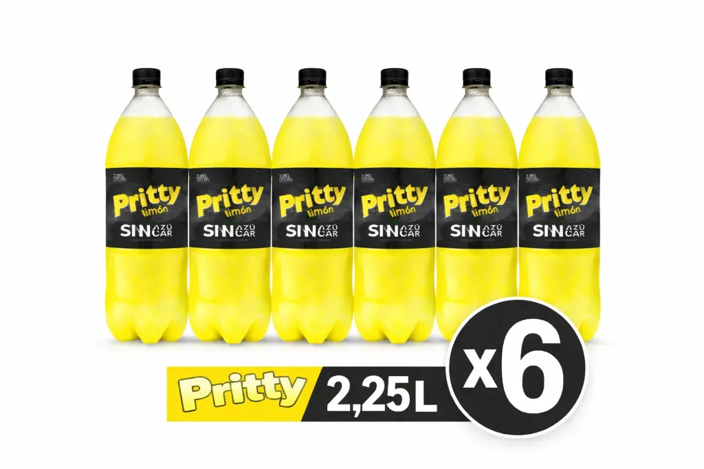 PACK PRITTY ZERO 2.25L x6