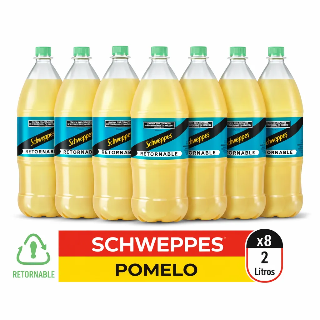 CAJON SCHWEPPES POMELO 2L x8 Ret.