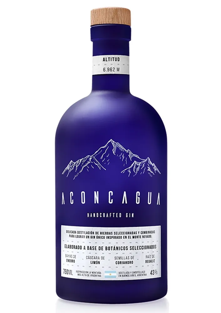 GIN ACONCAGUA AZUL 750cc