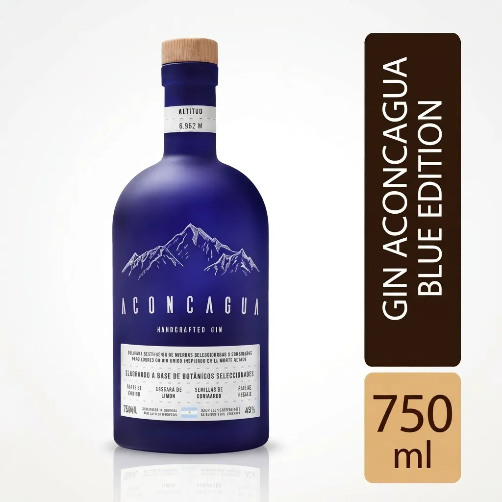 GIN ACONCAGUA AZUL 750cc