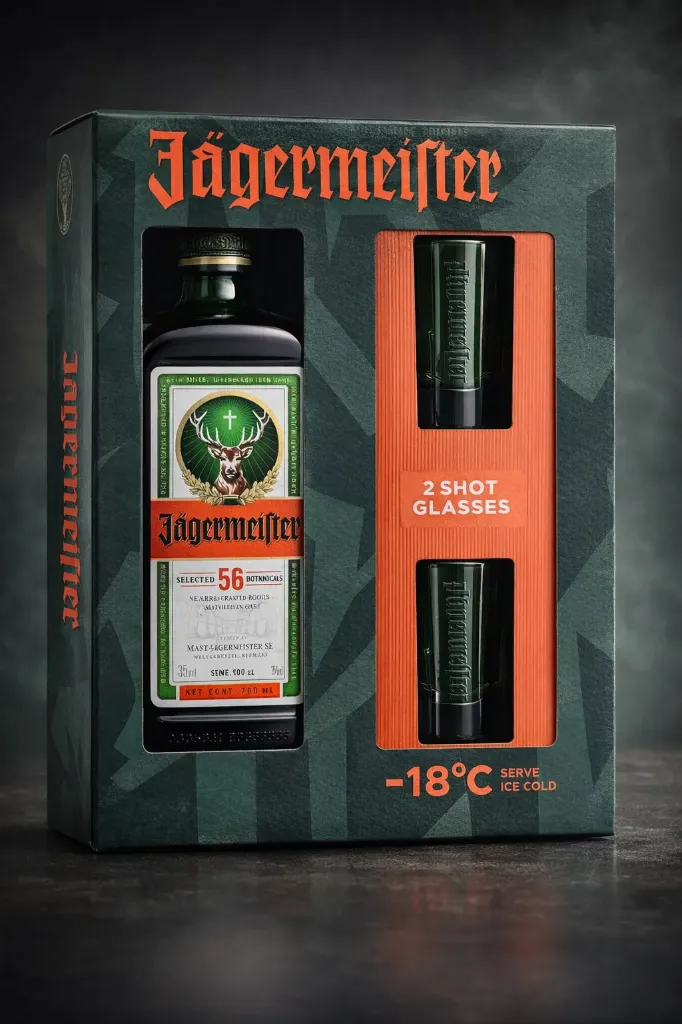 KIT JAGERMEIFTER + 2 VASOS