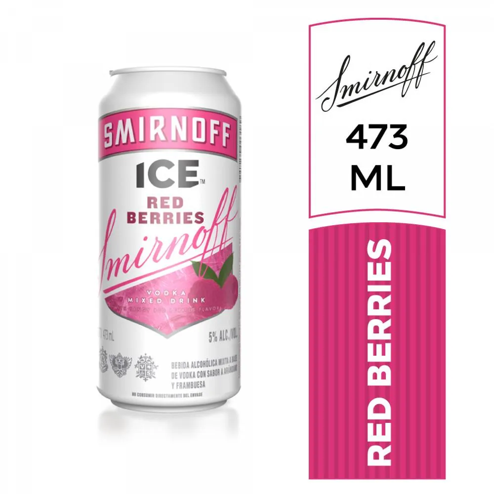 PACK SMIRNOFF LATA x24 RED BERRIE