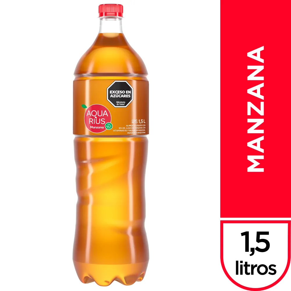 PACK AQUARIUS MANZANA 1.5L