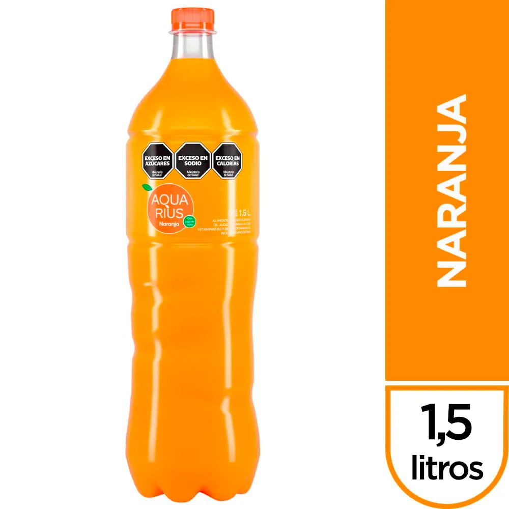 PACK AQUARIUS NARANJA 1,5L
