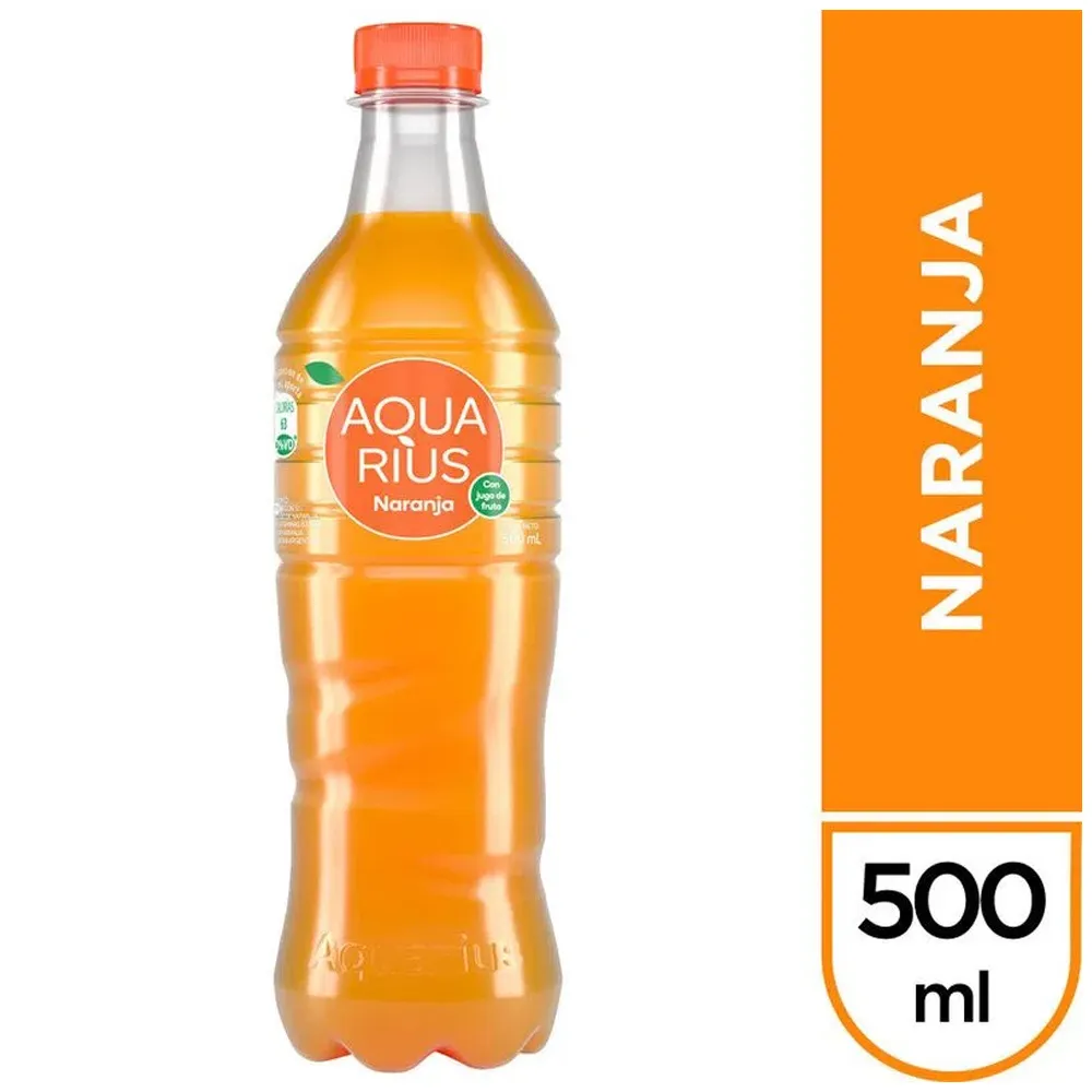 PACK AQUARIUS NARANJA 500ML