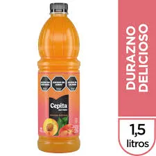 PACK CEPITA DURAZNO 1.5L x4