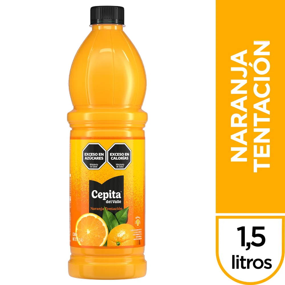 PACK CEPITA NARANJA 1.5L x4