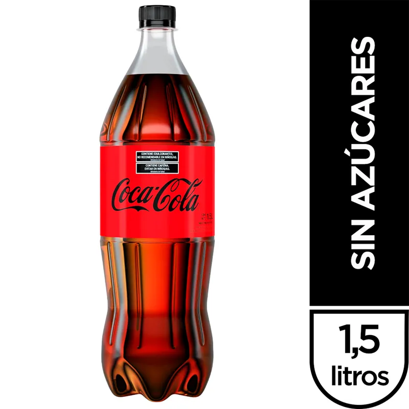 PACK COCA ZERO 1.5L x6