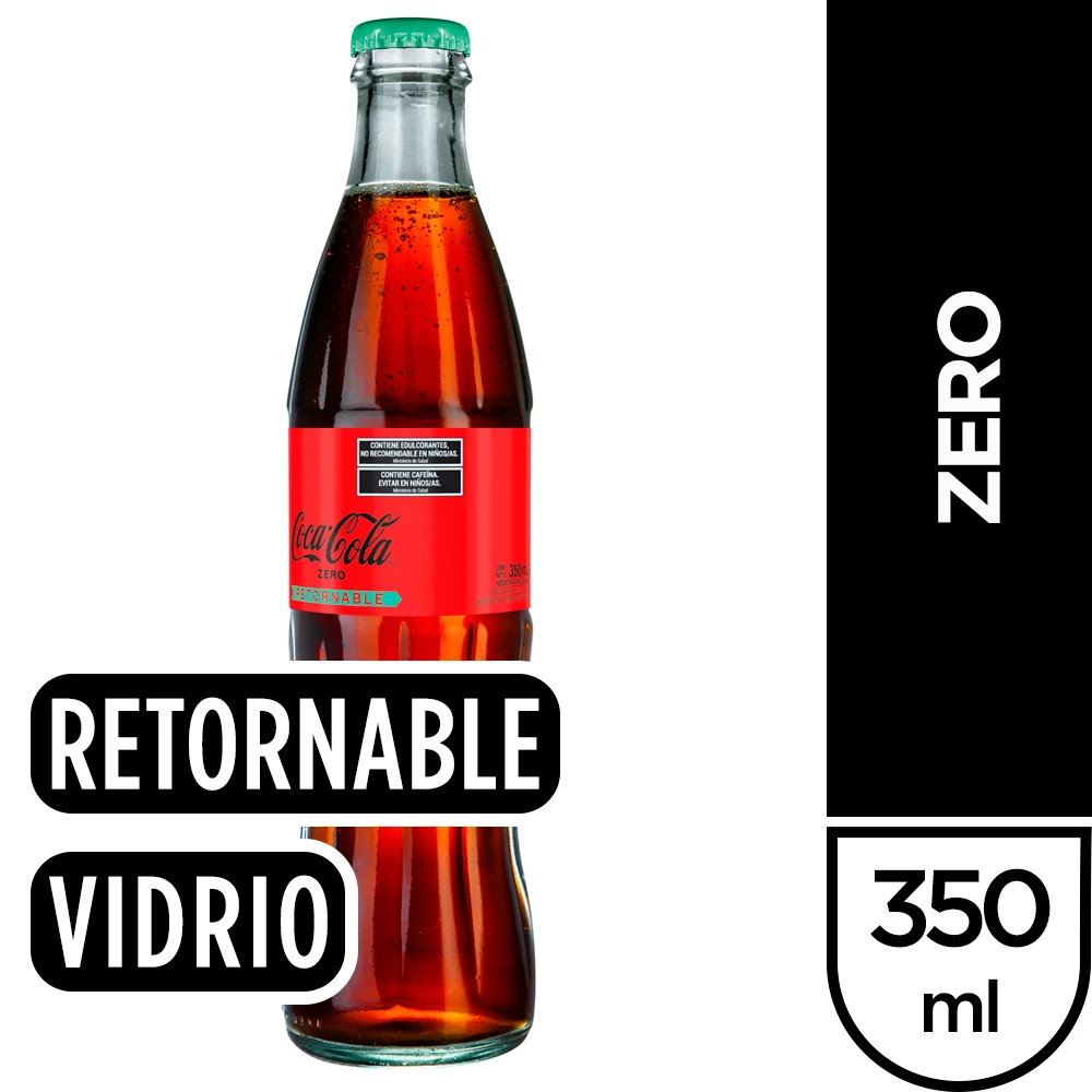 CAJON COCA ZERO 350ml x24