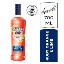 CAJA SMIRNOFF RUBY ORANGE - x6