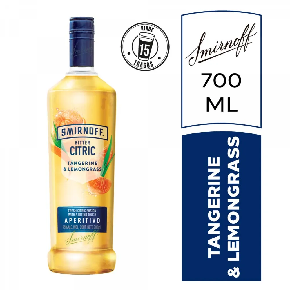 CAJA SMIRNOFF TANGE & LEMON - x6