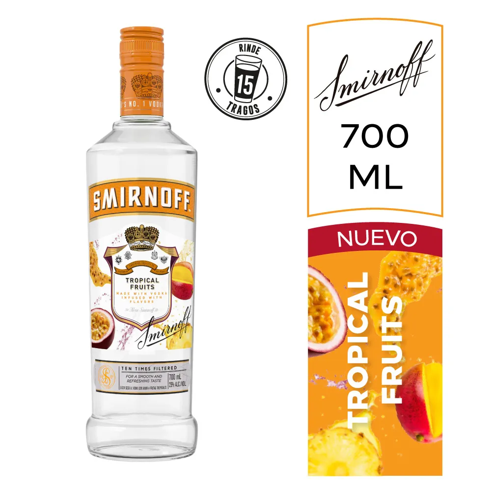 CAJA SMIRNOFF TROPICAL - x6