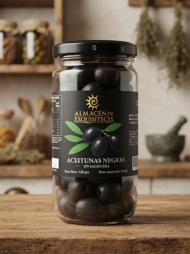 ACEITUNAS NEGRAS EN SALMUERA