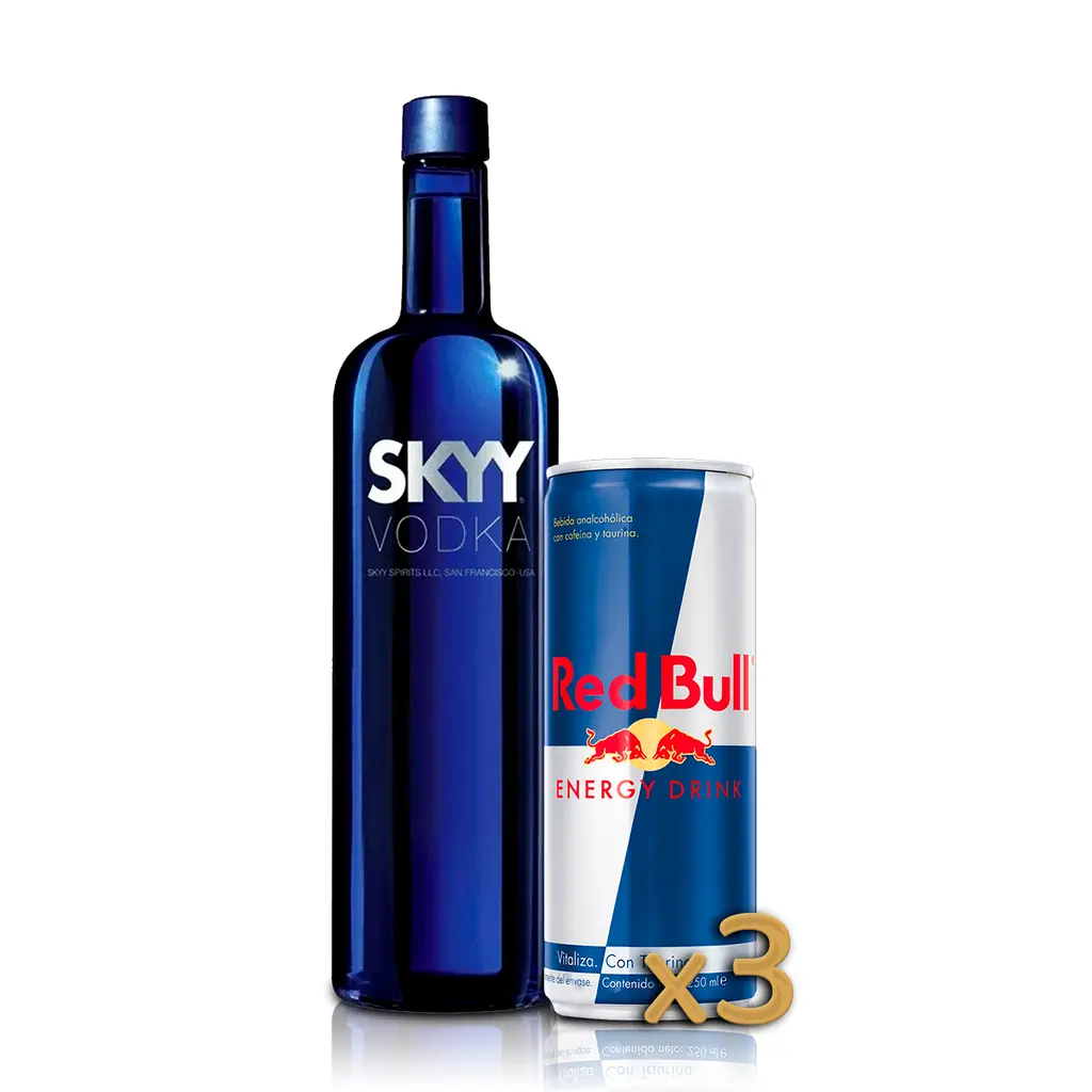 PROMO SKYY + 3 RED BULL