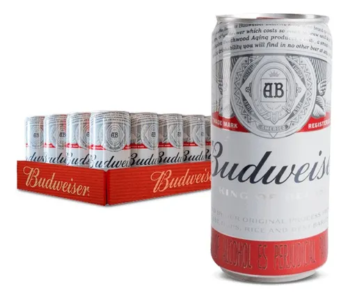 PACK BUDWEISER LATA x24