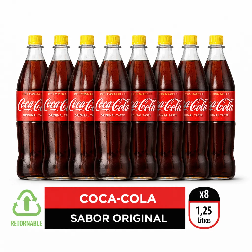 CAJON COCA 1.25L x8 Ret.