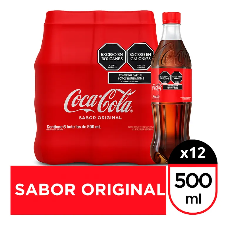 PACK COCA 500ML x12